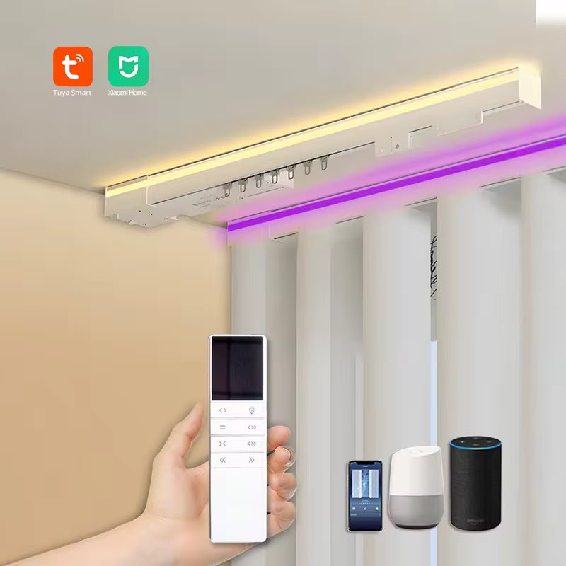 Automatic curtain track installed in Lagos