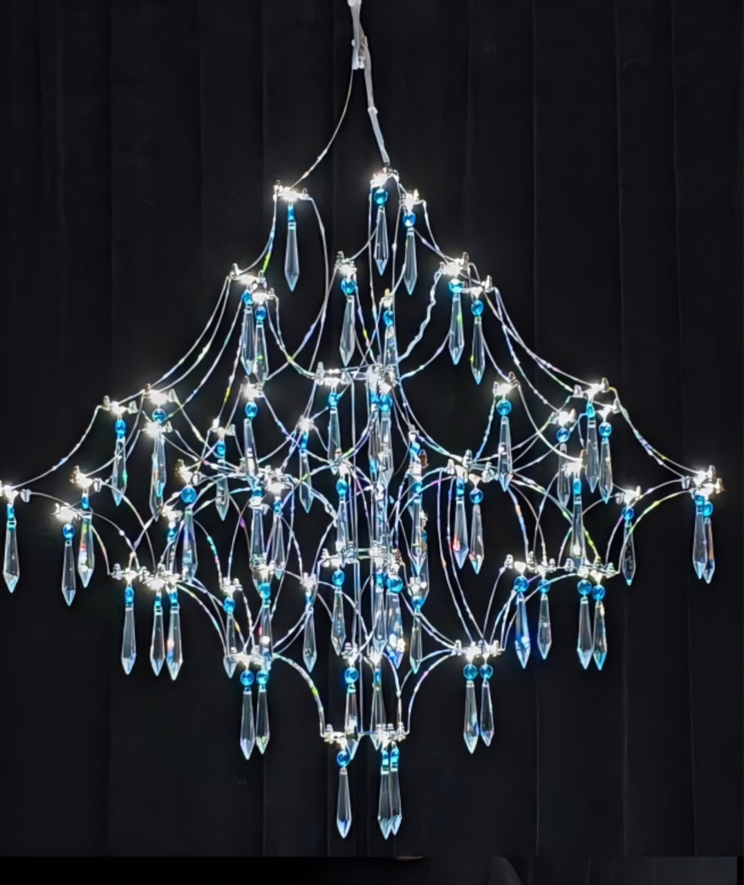 Luxury lighting installation, Lagos